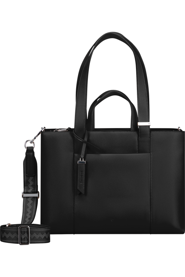 Samsonite Brightbeyond Org. Tote 14.1' 3 Comp  Nero