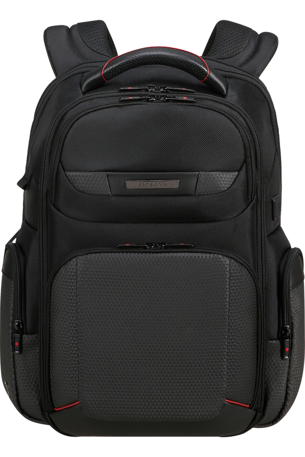 Samsonite Pro-DLX 6 Backpack 3 Volume Expandable 15.6'  Charcoal/Red