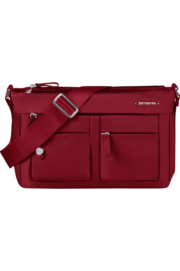 Samsonite Move 4.0 Horiz. Shoulder Bag+flap  Garnet Red